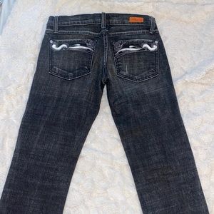 Plastic skinny jeans